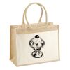 Cotton Pocket Jute Shopper Thumbnail