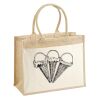 Cotton Pocket Jute Shopper Thumbnail