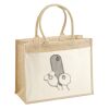 Cotton Pocket Jute Shopper Thumbnail