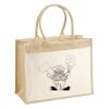Cotton Pocket Jute Shopper Thumbnail