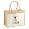 Cotton Pocket Jute Shopper Thumbnail