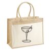 Cotton Pocket Jute Shopper Thumbnail