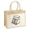 Cotton Pocket Jute Shopper Thumbnail