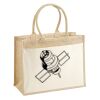 Cotton Pocket Jute Shopper Thumbnail