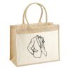 Cotton Pocket Jute Shopper Thumbnail