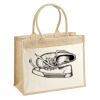 Cotton Pocket Jute Shopper Thumbnail
