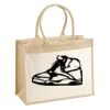 Cotton Pocket Jute Shopper Thumbnail