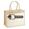Cotton Pocket Jute Shopper Thumbnail