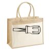 Cotton Pocket Jute Shopper Thumbnail