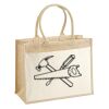 Cotton Pocket Jute Shopper Thumbnail