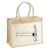 Cotton Pocket Jute Shopper Thumbnail