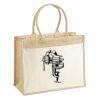 Cotton Pocket Jute Shopper Thumbnail