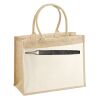 Cotton Pocket Jute Shopper Thumbnail