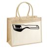Cotton Pocket Jute Shopper Thumbnail