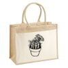 Cotton Pocket Jute Shopper Thumbnail
