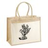 Cotton Pocket Jute Shopper Thumbnail