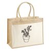 Cotton Pocket Jute Shopper Thumbnail