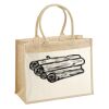 Cotton Pocket Jute Shopper Thumbnail