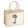 Cotton Pocket Jute Shopper Thumbnail