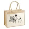 Cotton Pocket Jute Shopper Thumbnail