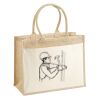 Cotton Pocket Jute Shopper Thumbnail