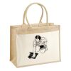 Cotton Pocket Jute Shopper Thumbnail