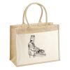 Cotton Pocket Jute Shopper Thumbnail