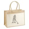 Cotton Pocket Jute Shopper Thumbnail