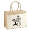 Cotton Pocket Jute Shopper Thumbnail