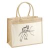 Cotton Pocket Jute Shopper Thumbnail