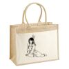 Cotton Pocket Jute Shopper Thumbnail