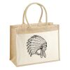 Cotton Pocket Jute Shopper Thumbnail