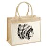 Cotton Pocket Jute Shopper Thumbnail