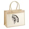 Cotton Pocket Jute Shopper Thumbnail