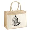 Cotton Pocket Jute Shopper Thumbnail
