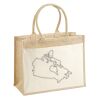 Cotton Pocket Jute Shopper Thumbnail