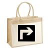 Cotton Pocket Jute Shopper Thumbnail