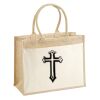 Cotton Pocket Jute Shopper Thumbnail