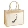 Cotton Pocket Jute Shopper Thumbnail