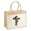 Cotton Pocket Jute Shopper Thumbnail