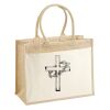Cotton Pocket Jute Shopper Thumbnail