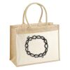 Cotton Pocket Jute Shopper Thumbnail