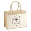 Cotton Pocket Jute Shopper Thumbnail