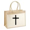 Cotton Pocket Jute Shopper Thumbnail