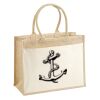 Cotton Pocket Jute Shopper Thumbnail