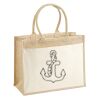 Cotton Pocket Jute Shopper Thumbnail