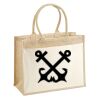 Cotton Pocket Jute Shopper Thumbnail