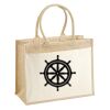 Cotton Pocket Jute Shopper Thumbnail