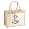 Cotton Pocket Jute Shopper Thumbnail