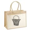 Cotton Pocket Jute Shopper Thumbnail
